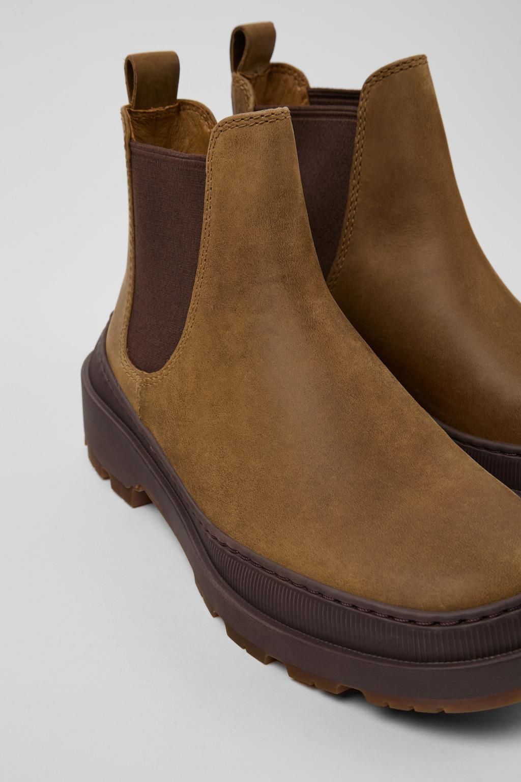 캠퍼 프리미엄 브라운 누벅 어반 앵클부츠 Brutus Trek K400646-014 BROWN - 상세 이미지 2