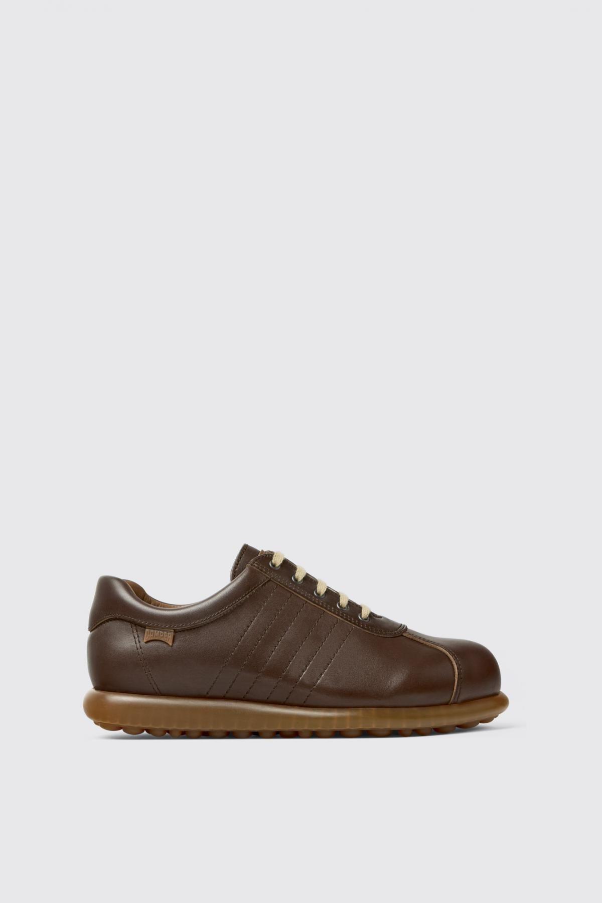 캠퍼 레트로 베이직 레더 스니커즈 Pelotas 27205-296 BROWN - 메인 이미지