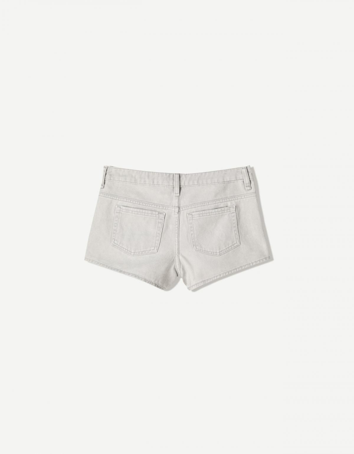 버쉬카 글리터링 라인스톤 데님 숏팬츠 8342/054 GREY - 상세 이미지 3