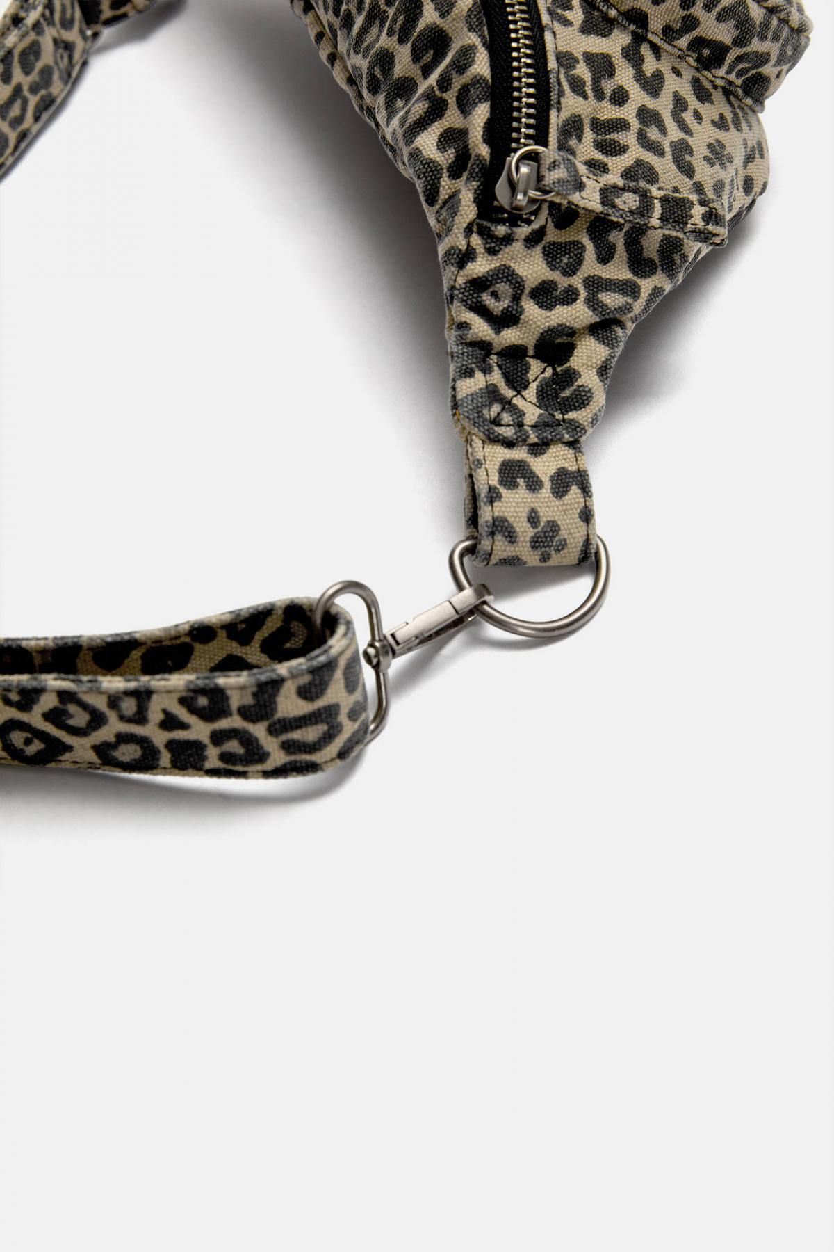 풀앤베어 애니멀 레오파드 패턴 캐주얼 힙색 4004/640 LEOPARD - 상세 이미지 3