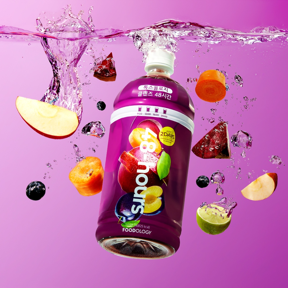 푸드올로지 톡스올로지 클렌즈 48시간 공복 클렌즈 주스 2개