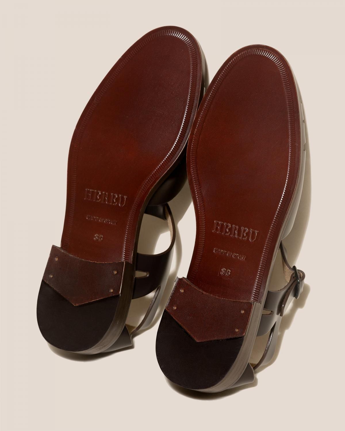 헤레우 페스카 프리미엄 가죽 스트랩 피셔맨 샌들 7880539996376 DARK BROWN - 상세 이미지 4