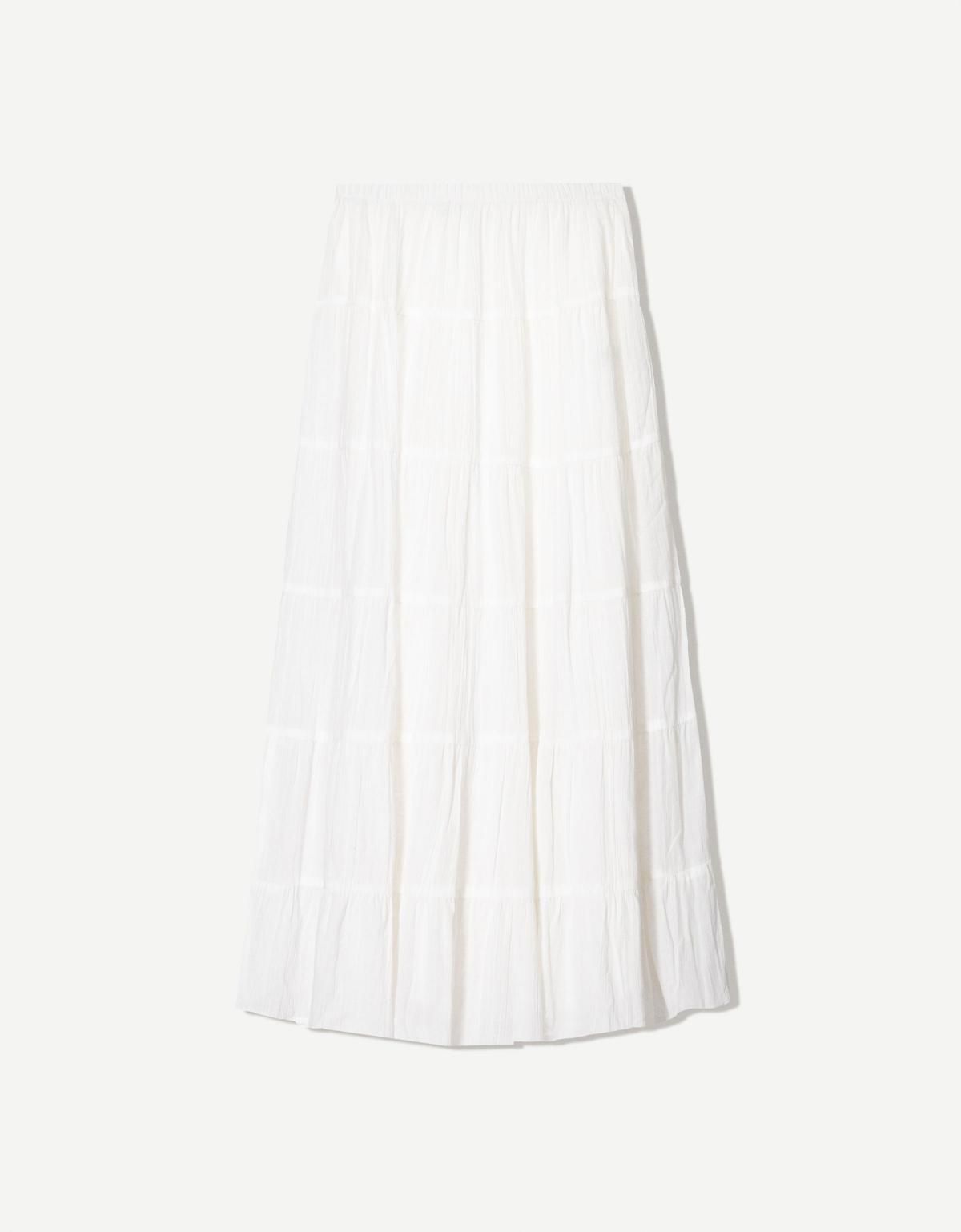 버쉬카 보헤미안 맥시 스커트 0978/207 OFF WHITE - 메인 이미지
