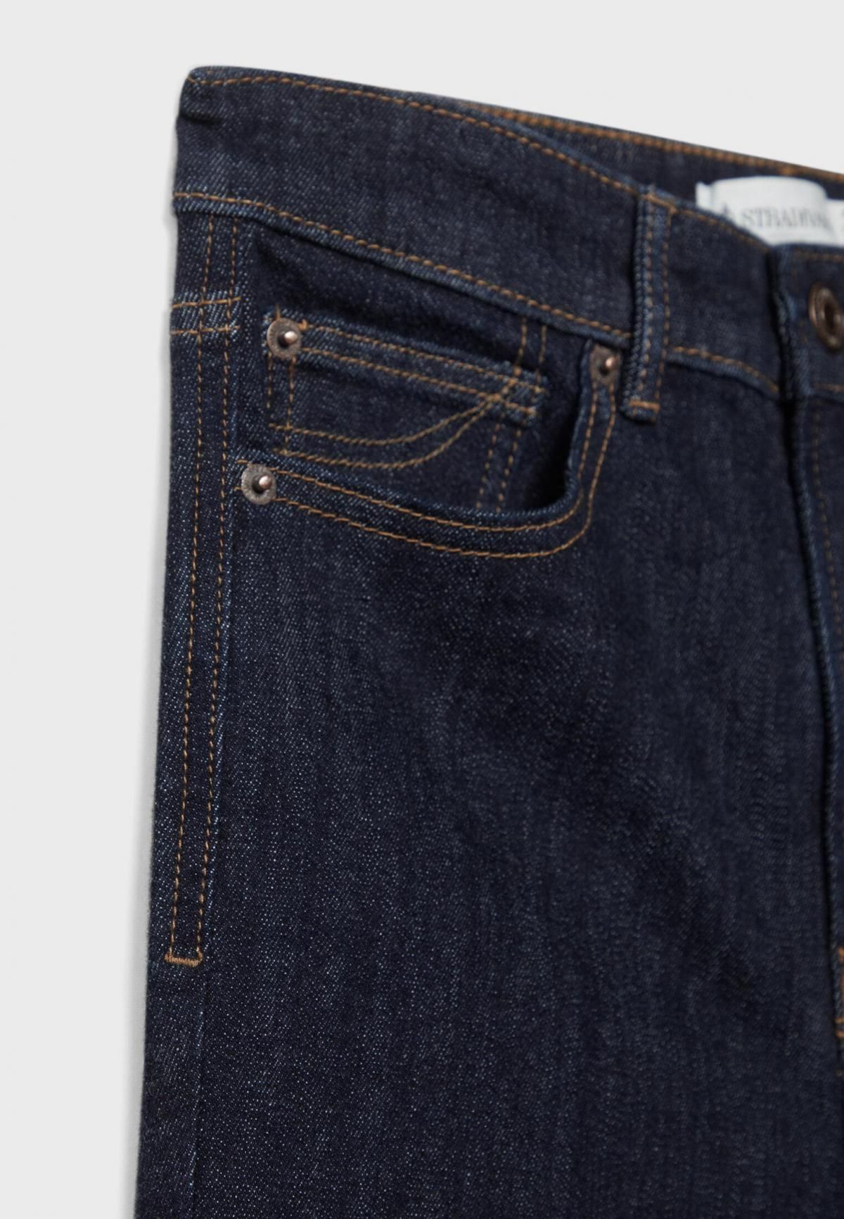 스트라디바리우스 슈퍼스트레치 레귤러 스키니핏 데님 청바지 1400/500 RINSE BLUE DENIM - 상세 이미지 5