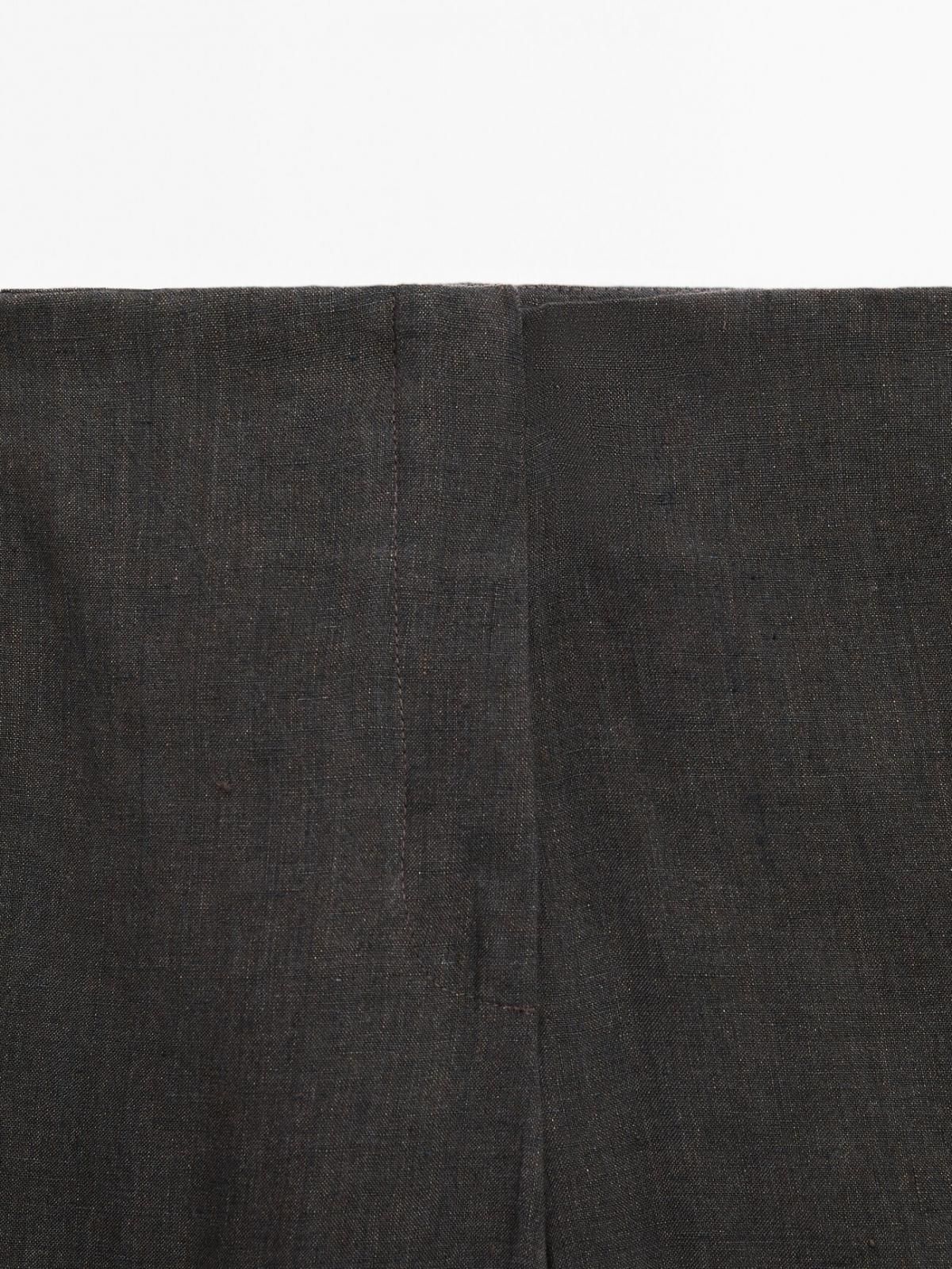 마시모두띠 라이트웨이트 린넨 스트레이트핏 팬츠 5042/914 DARK GREY - 상세 이미지 5