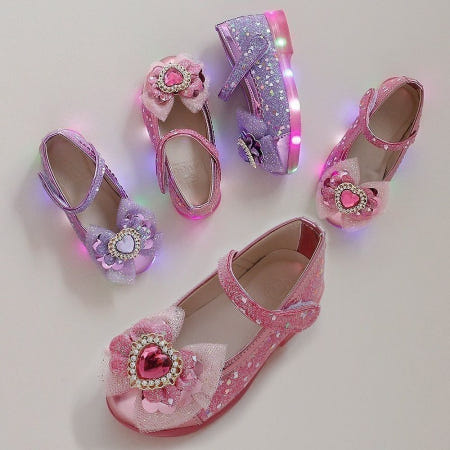 이지아이 LA 핑 LED 구두 140mm~190mm 25베이비 베베 단화 신발