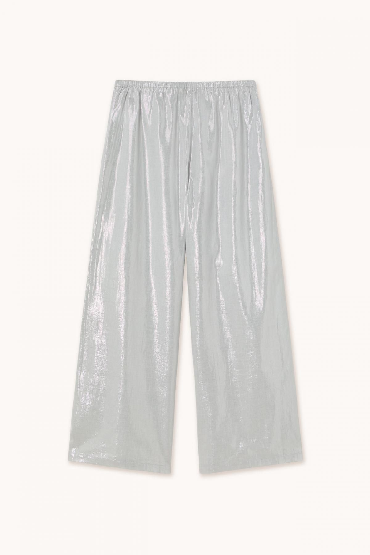 타이니코튼 글리터룩 테크니컬 루렉스 와이드 팬츠 SS25-683R26 ONE COLOR - 상세 이미지 4