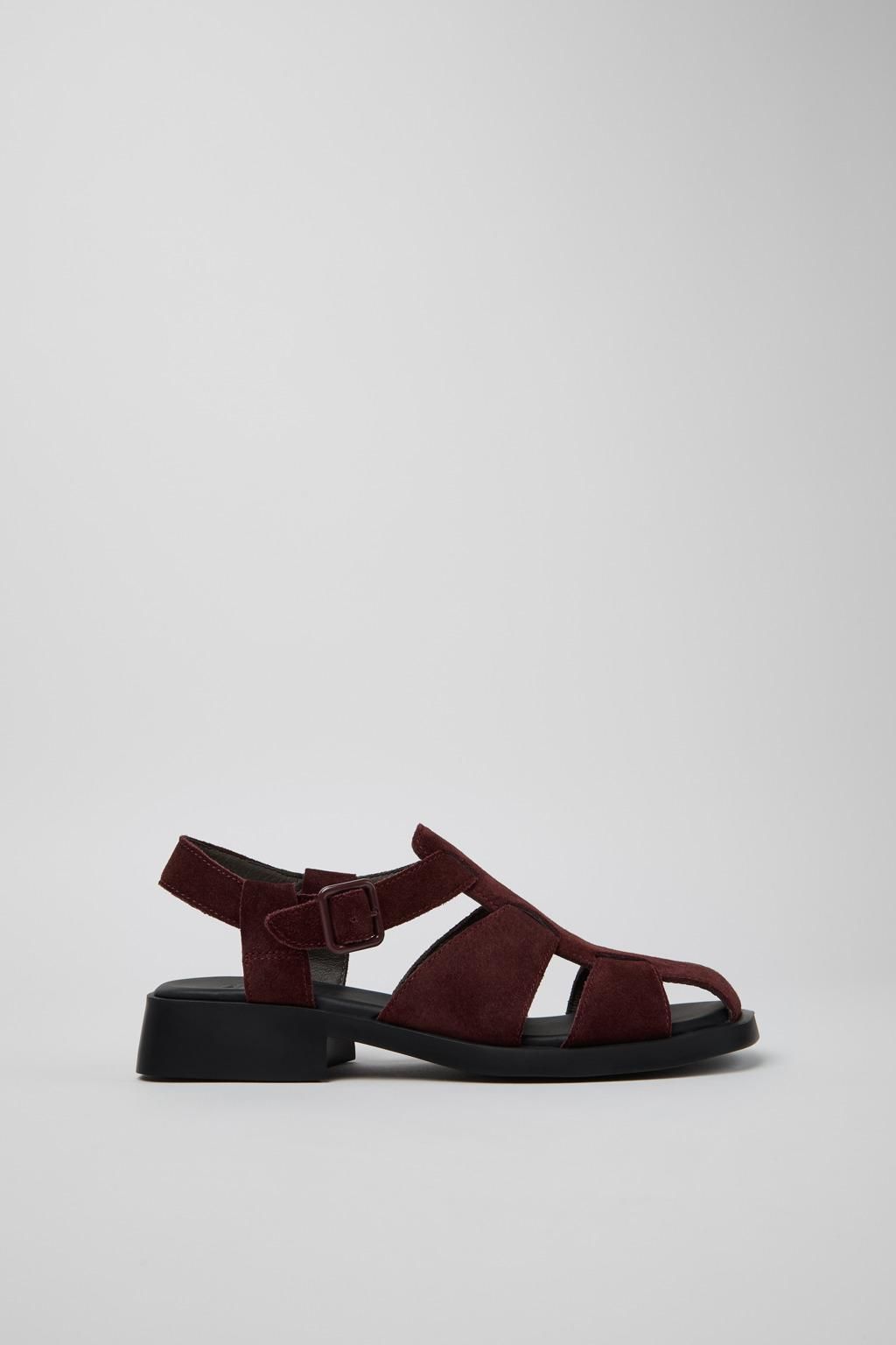 캠퍼 스트랩 컴포트 버건디 샌들 Dana K201489-013 BURGUNDY - 메인 이미지