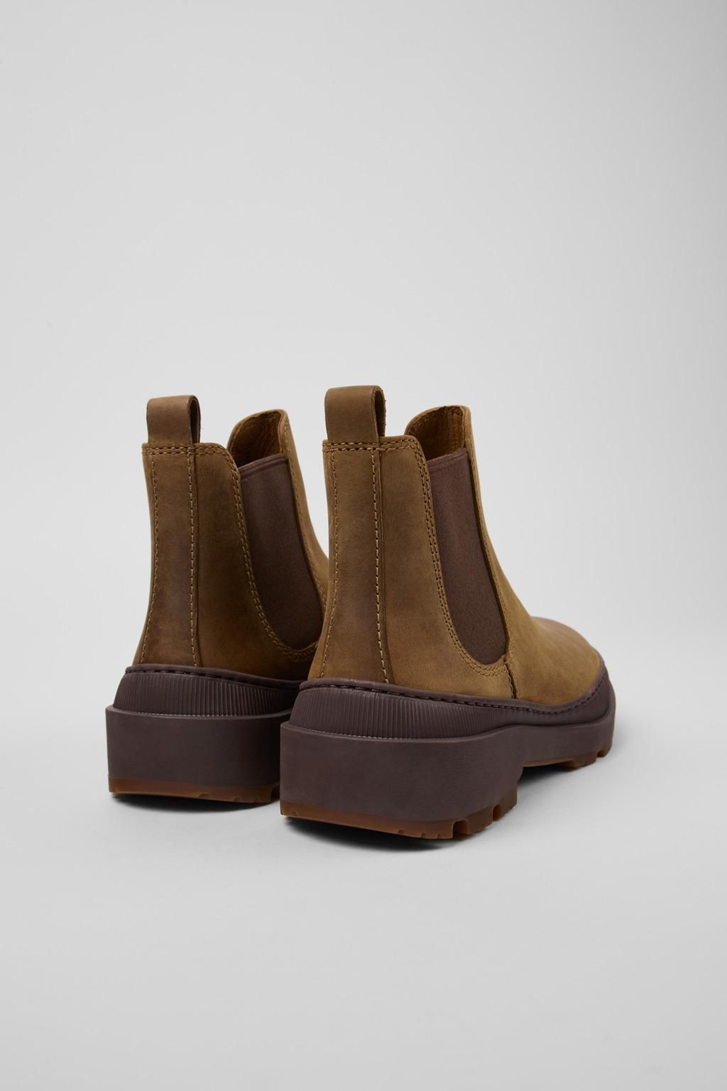 캠퍼 프리미엄 브라운 누벅 어반 앵클부츠 Brutus Trek K400646-014 BROWN - 상세 이미지 3