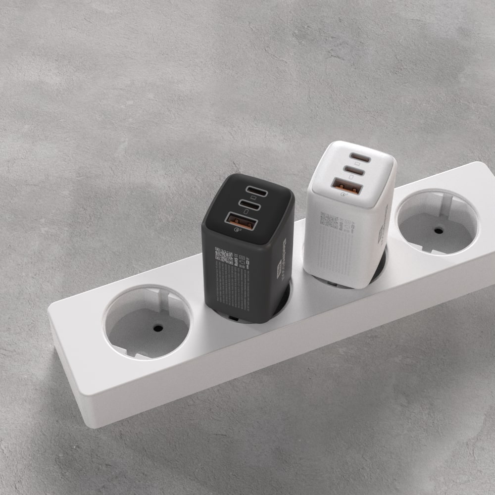 파우트 65W PD 3.0 PPS GaN 초고속 멀티 충전기 어댑터 블랙 - 상세 이미지 5