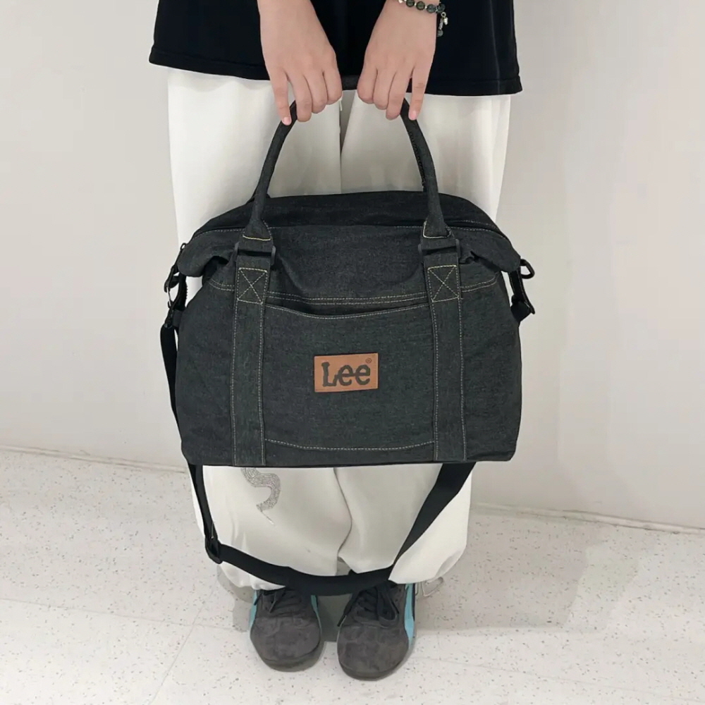 Lee 데일리 핸드백 크로스백 흑청 LE230039M - 상세 이미지 2
