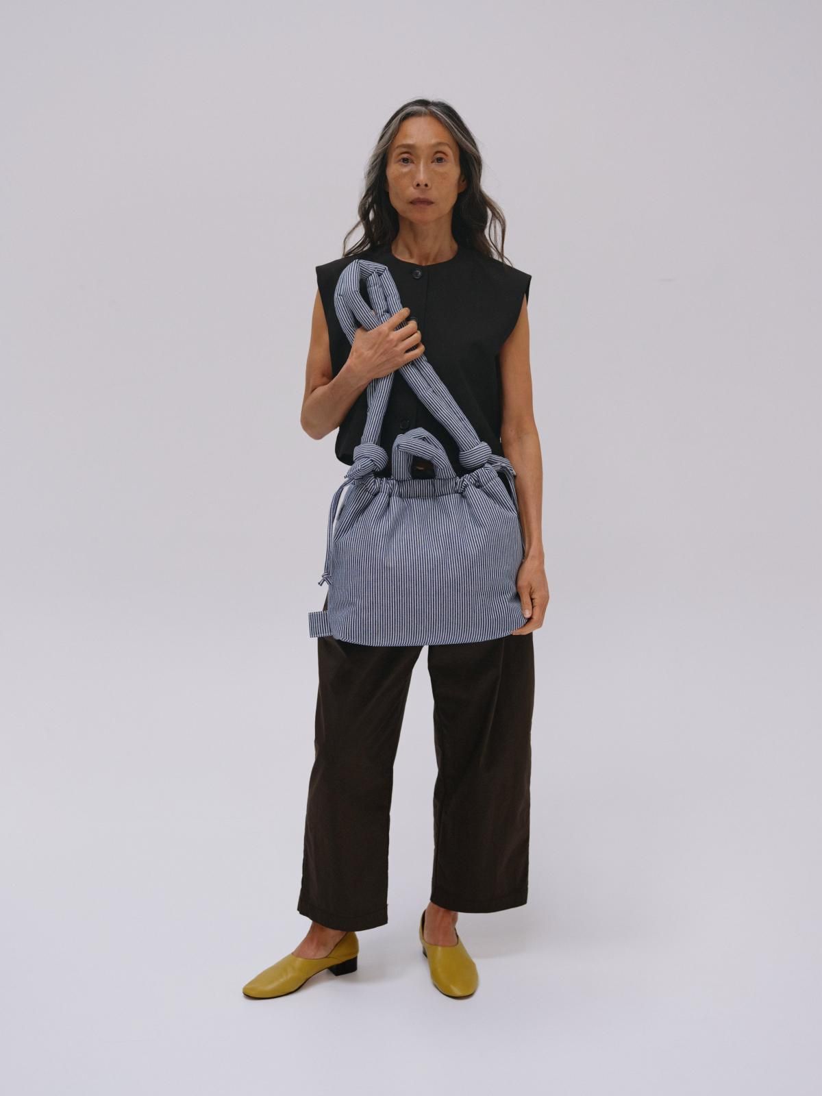 올랜드 소프트 라이트나일론 스트랩 호보백 Ona 49095911506255 COTTON NAVY STRIPE - 상세 이미지 3