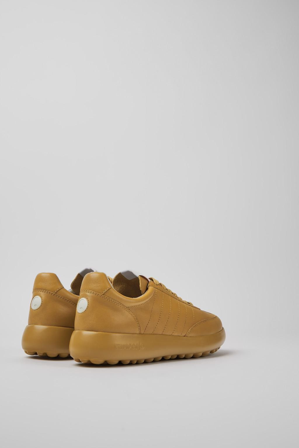 캠퍼 어반 컴포트 브라운 레더 여성 로우탑 스니커즈 Pelotas XLite K201392-003 BROWN - 상세 이미지 3