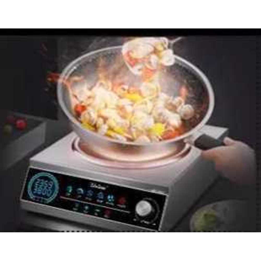 전기 인덕션 1구 화구 가정용 주방 간편 조리 전열기 3800W 듀얼+40CM 이중 냄비 - 상세 이미지 3