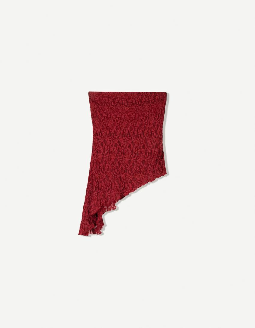 버쉬카 레이스 뷔스티에 탑 3682/360 BURGUNDY - 상품 이미지