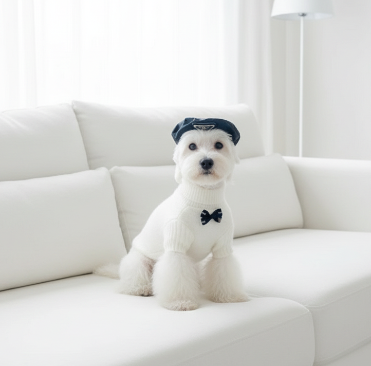 펫드로왕 강아지옷 겨울 니트 스웨터 애견 티셔츠 3종 4size - 상세 이미지 3