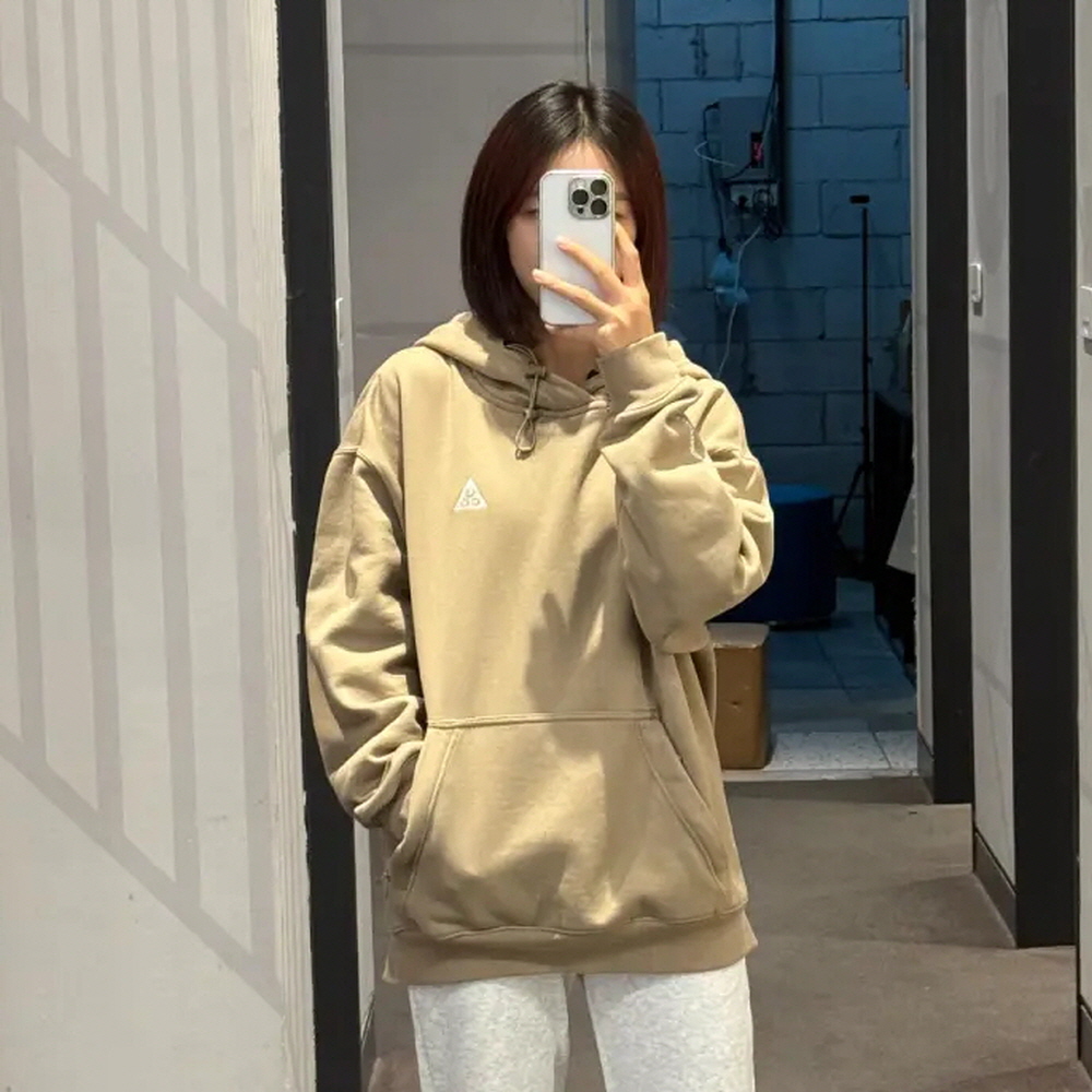 나이키 ACG 써마핏 터프 플리스 풀오버 후드티 베이지 DZ3393-247 - 상세 이미지 2
