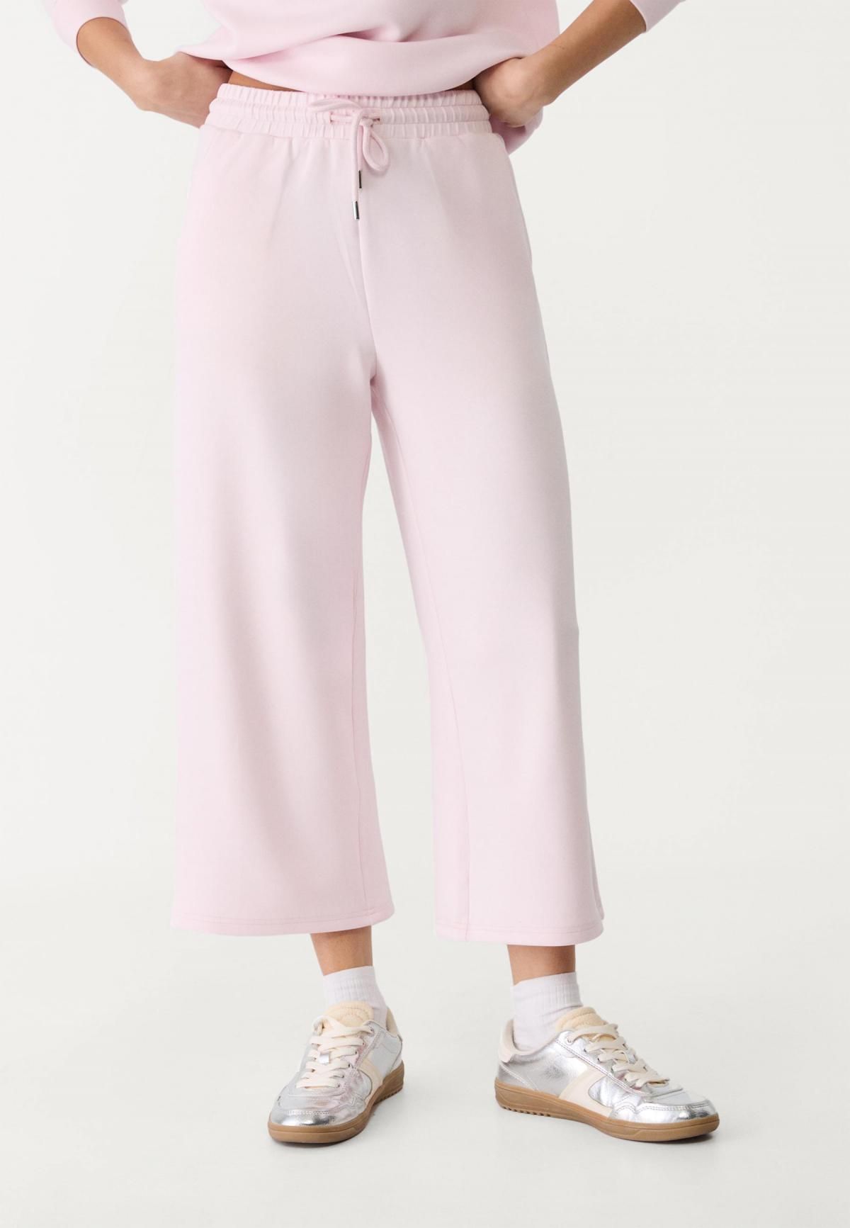 스트라디바리우스 소프트터치 와이드 밴딩 팬츠 7763/371 PASTEL PINK - 상품 이미지