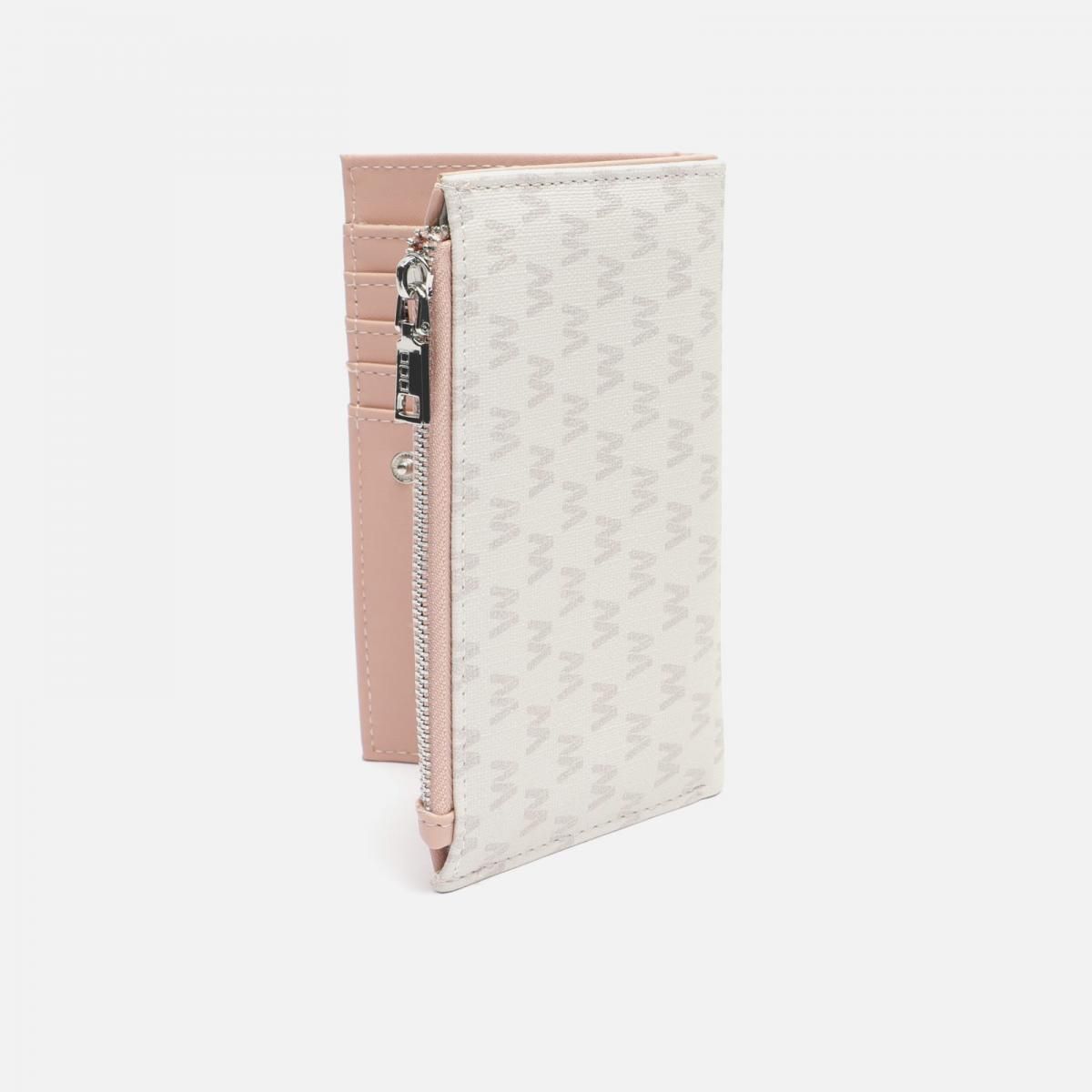 미사코 모노그램 패턴 미니멀 미니 지갑 MONOGRAM-4300368162010 PINK - 상세 이미지 3