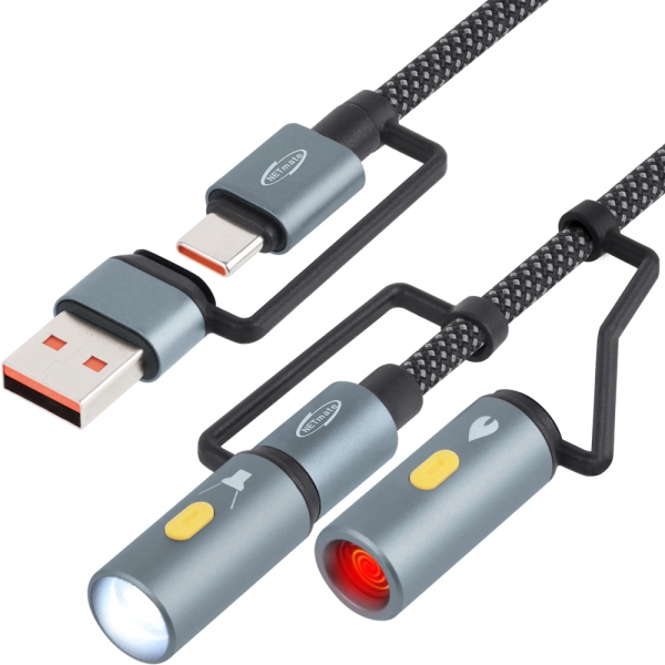 강원전자 넷메이트 라이터 & LED 손전등 캠핑용 USB C타입 케이블 NM-UCLA12 - 상세 이미지 2