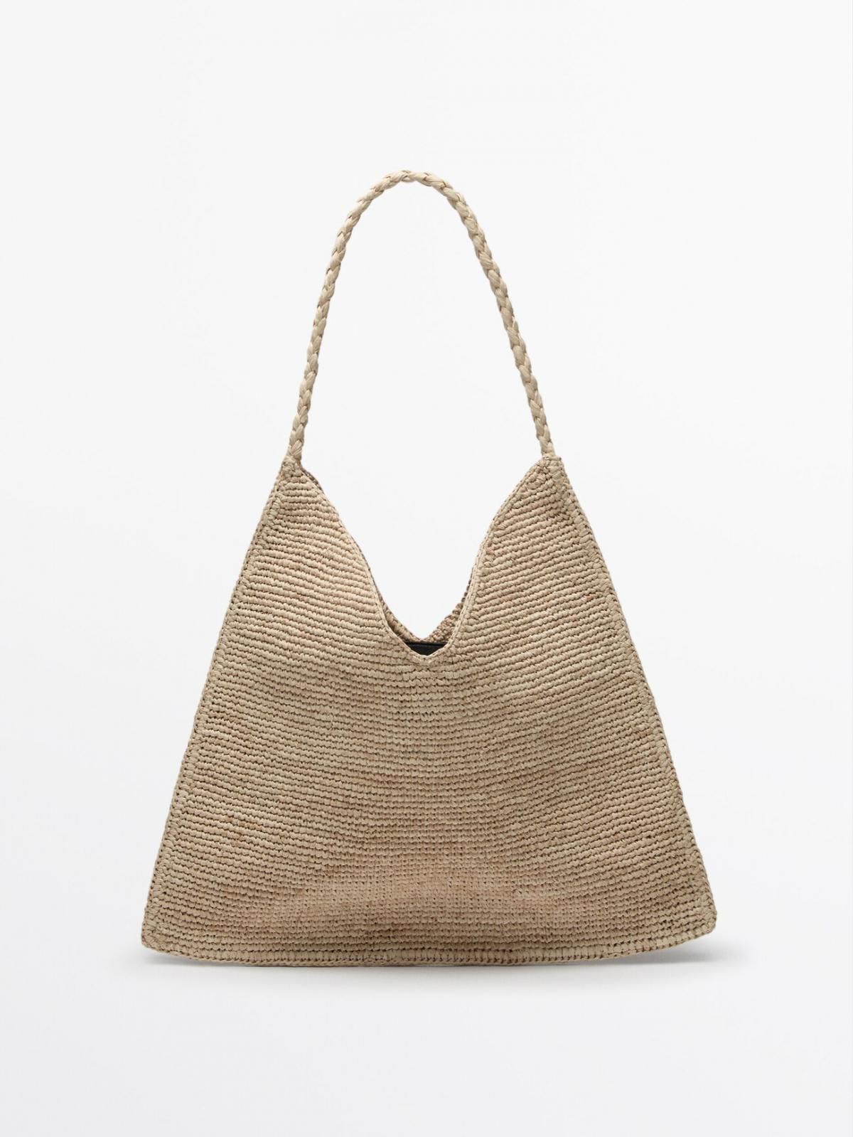 마시모두띠 라탄 내추럴 플라워 토트백 6933/650 BEIGE - 상품 이미지