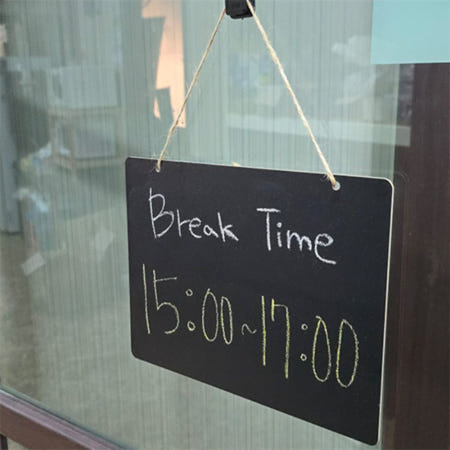 포근코 걸이형 소형 블랙보드 미니칠판 흑칠판 카페보드