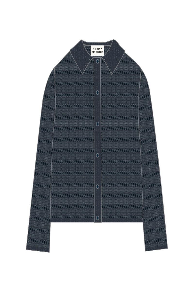 타이니코튼 테크니컬 루렉스 니트 블라우스 SS25-819107 ONE COLOR - 상세 이미지 3