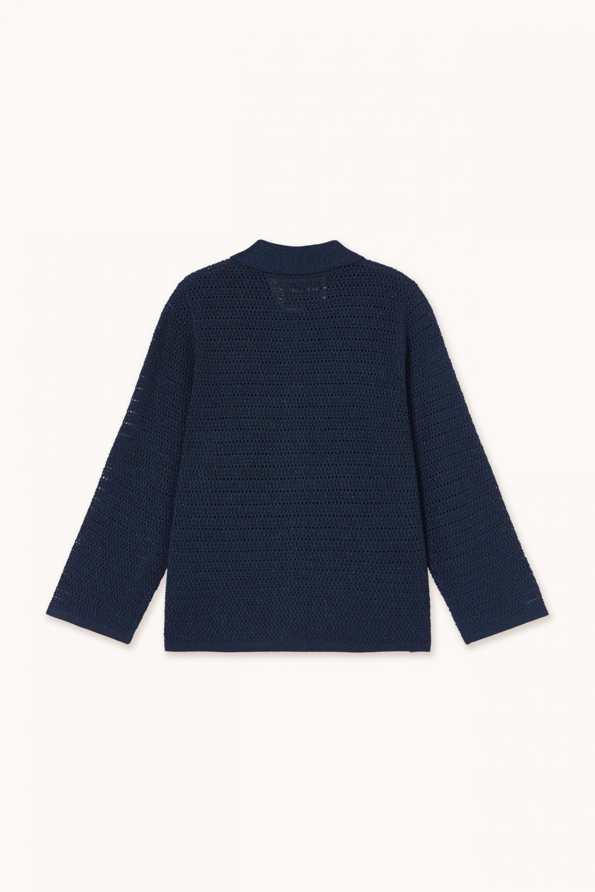 타이니코튼 테크니컬 루렉스 니트 블라우스 SS25-819107 ONE COLOR - 상세 이미지 4