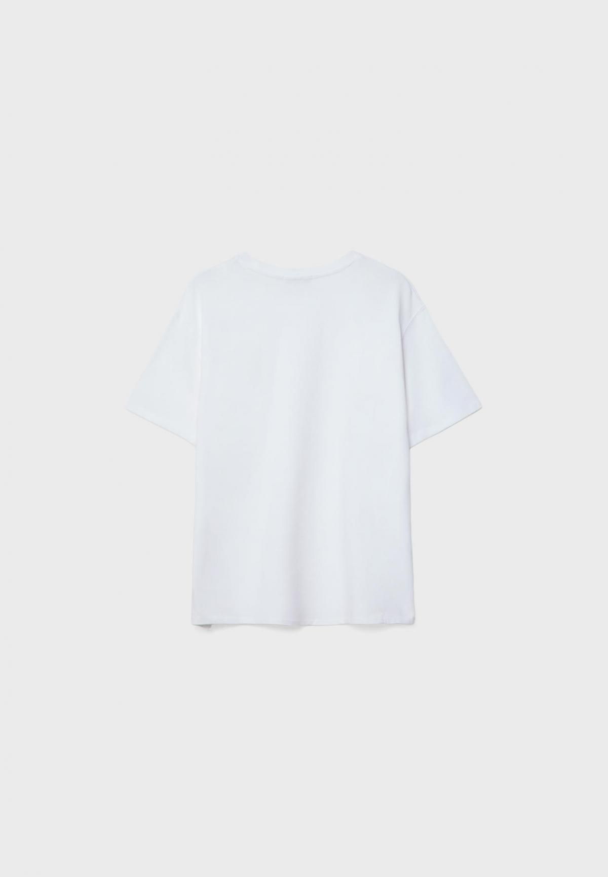 스트라디바리우스 헤비웨이트 박시핏 라운드넥 반팔 티셔츠 6511/636 WHITE - 상세 이미지 2