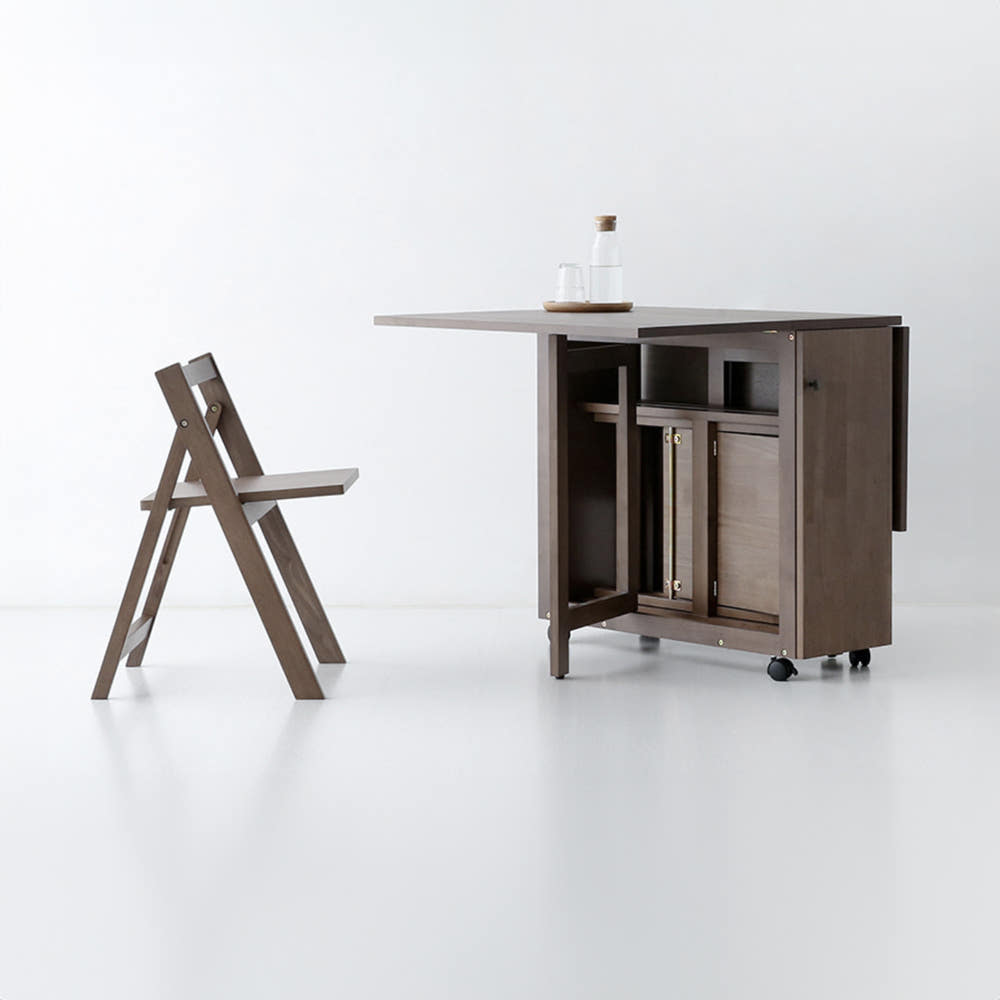 필몬 4인 원목접이식테이블 세트 DCM74120 1200mm, 캄포어베니어 7512.3271