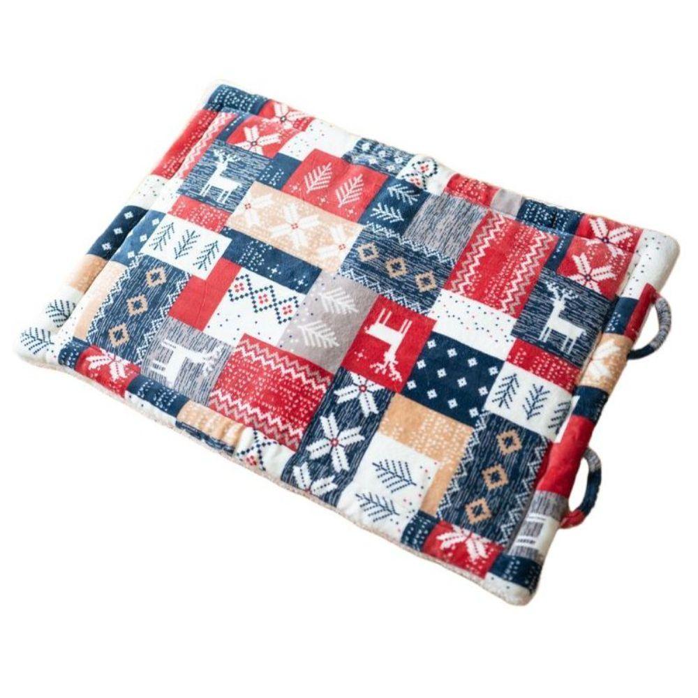 강아지 전기장판 usb 반려견 온열매트 엉따 그레이 패드(80x60cm) - 상품 이미지