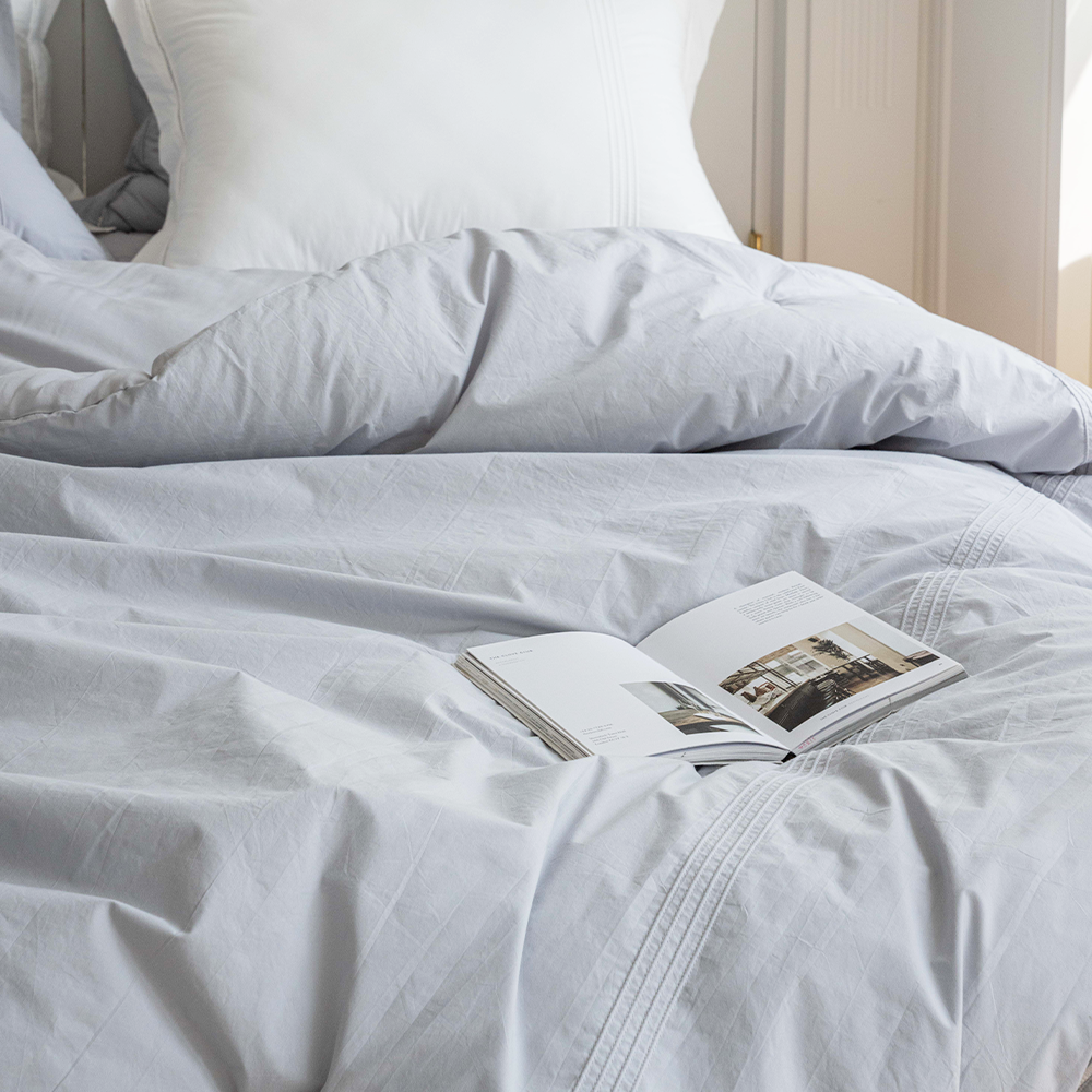 쿠에뜨 호텔침구 알러지케어 차렵이불 안감 모달 무지 세인트 SS 신혼이불