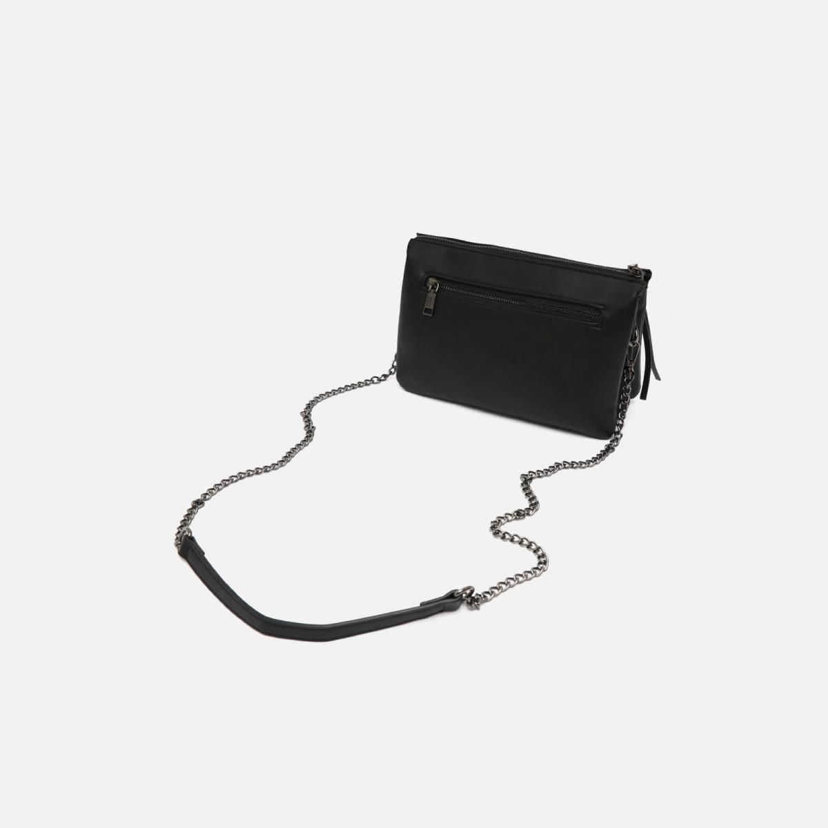미사코 메탈릭 디테일 베이직 블랙 체인 숄더백 BETSYS-4900441002013 BLACK - 상세 이미지 4