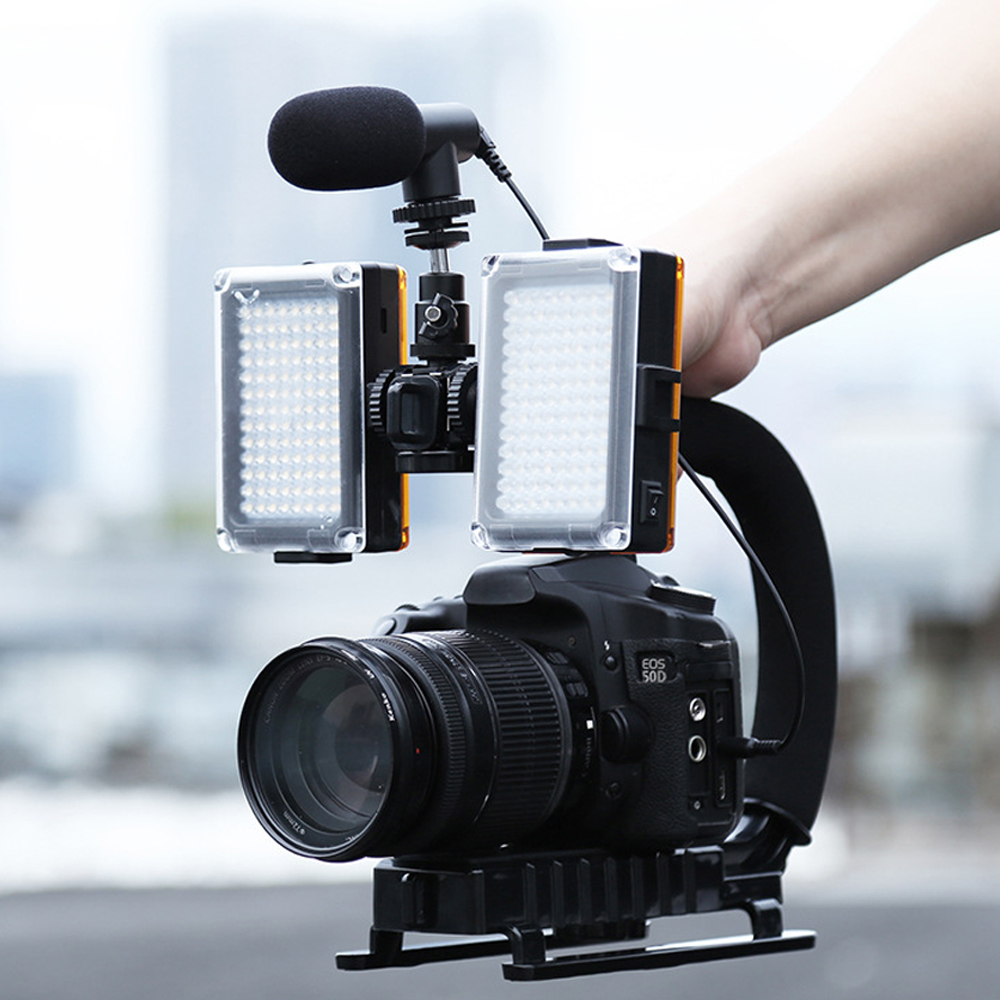 동영상 촬영 손떨림 방지 DSLR 카메라 짐벌 안정기 핸드그립 - 상세 이미지 5