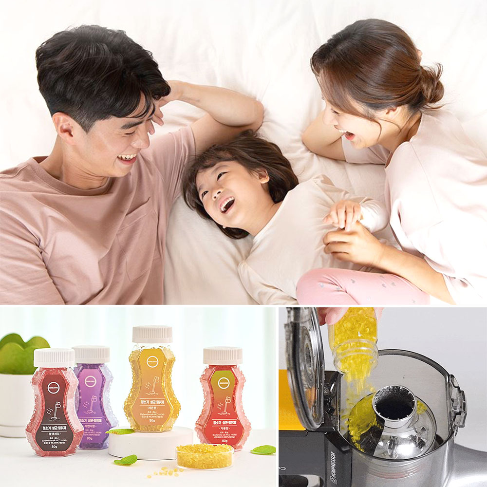 청소기 살균 탈취제 80g 악취제거 향긋한 과일향 방향제 - 상품 이미지