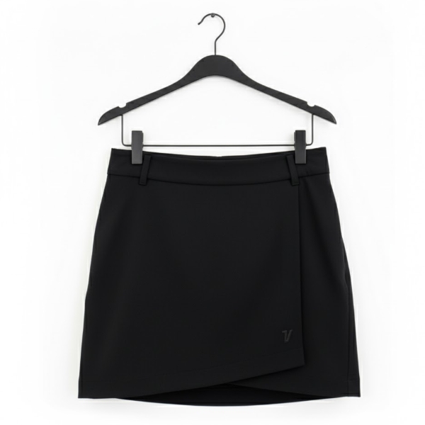 [무료반품] 볼빅 여자 가을 밑단 랩업 골프웨어 스판 골프치마 스커트 큐롯 기본, 레드, 76 - 상세 이미지 4