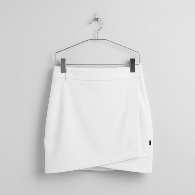 [무료반품] 볼빅 여자 가을 밑단 랩업 골프웨어 스판 골프치마 스커트 큐롯 기본, 레드, 76 - 상세 이미지 2