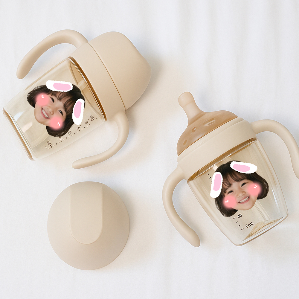 방수 포토 얼굴 네임스티커 UV DTF 어린이집 텀블러 스티커 엠보 - 상품 이미지