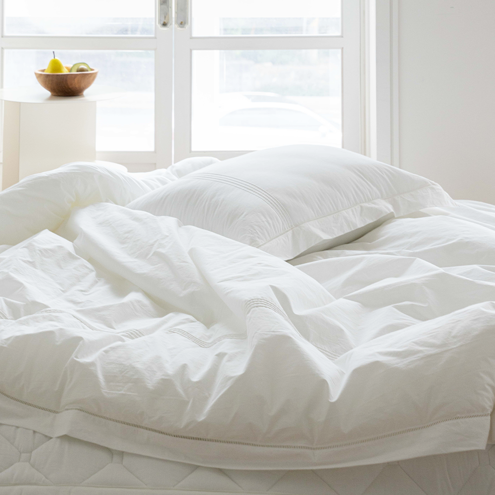 쿠에뜨 호텔침구 알러지케어 차렵이불 안감 모달 무지 세인트 SS 신혼이불