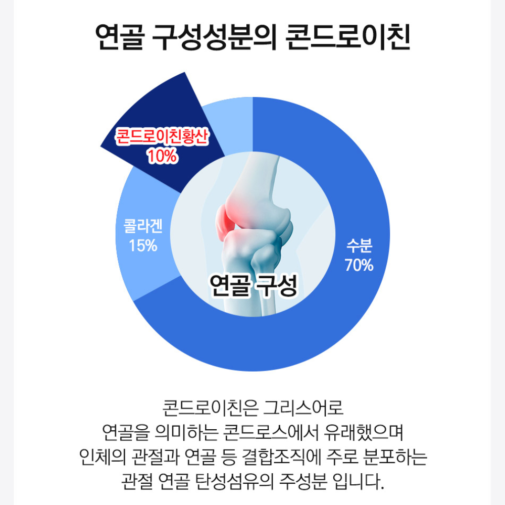 헬씨허그 철갑상어 콘드로이친 1200 240정, 3개 - 상세 이미지 3
