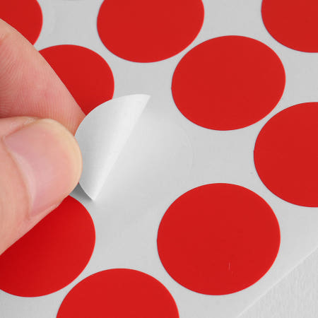 [혜명몰] 스티커 12매세트 레드 메뉴스티커 포장스티커 설문조사스티커 표시스티커 웨딩스티커