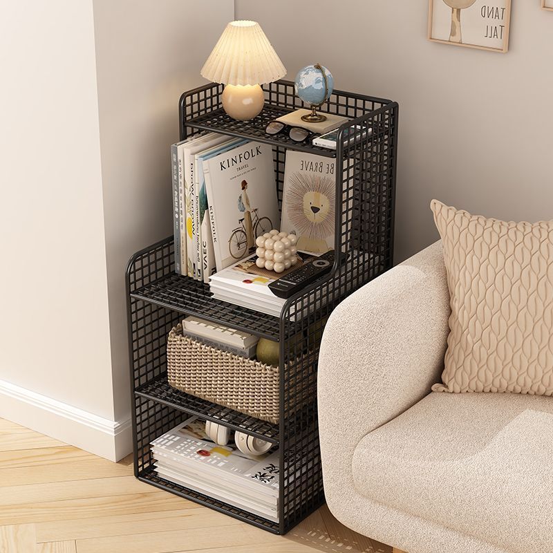 소파옆 철제 선반 다용도 슬림 수납장 화이트 20CM 기본 2단