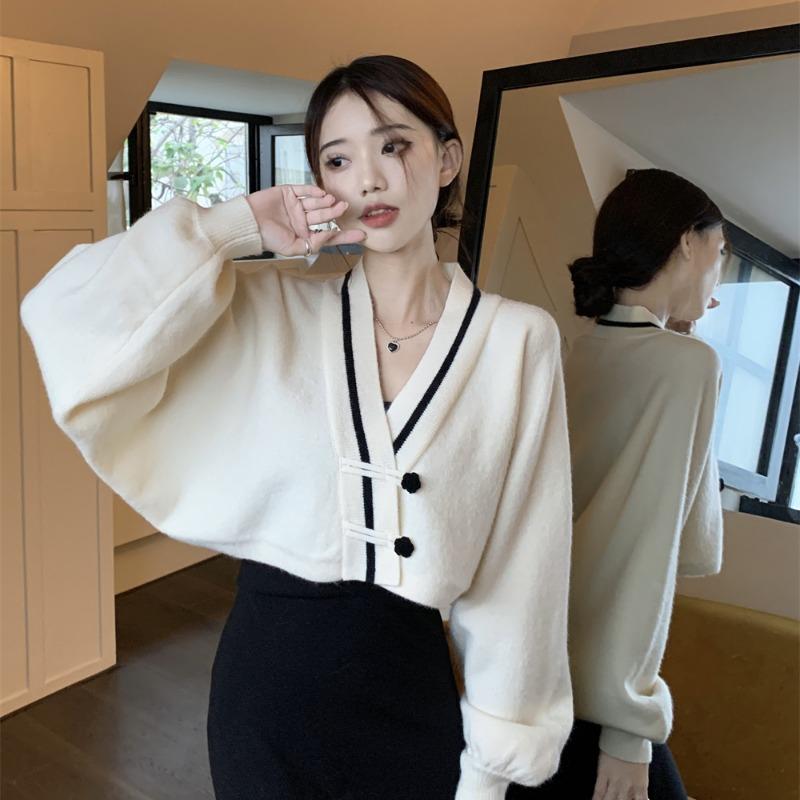 여성 볼레로 저고리 시스루 슬림핏 코르셋 블라우스 공주풍 퓨전 티블라우스 버튼 가디건 S - 상세 이미지 3