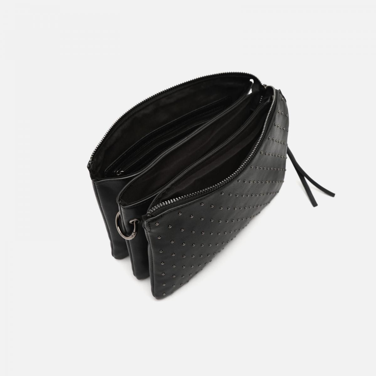 미사코 메탈릭 디테일 베이직 블랙 체인 숄더백 BETSYS-4900441002013 BLACK - 상세 이미지 5