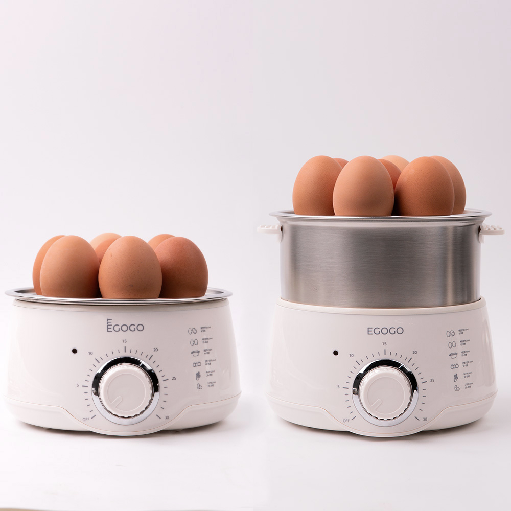 계란찜기 에고고 에그쿠커 계란 호빵 만두 고구마 삶는기계 1단