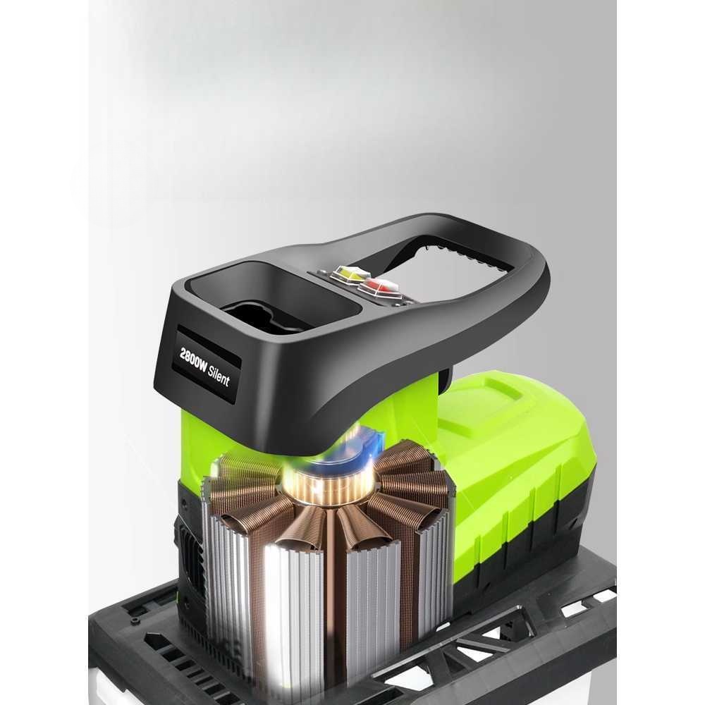 나무 분쇄기 목재 파쇄 톱밥 제조용 산업용 처리기 2400W 분쇄기+수집백+20m - 상세 이미지 3