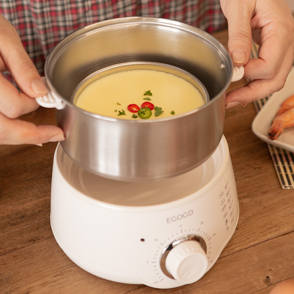 계란찜기 에고고 에그쿠커 계란 호빵 만두 고구마 삶는기계 1단