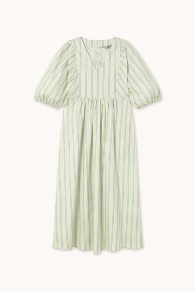 타이니코튼 스트라이프 미디 원피스 VESTIDO A RAYAS SS25-628J13 ONE COLOR - 상품 이미지