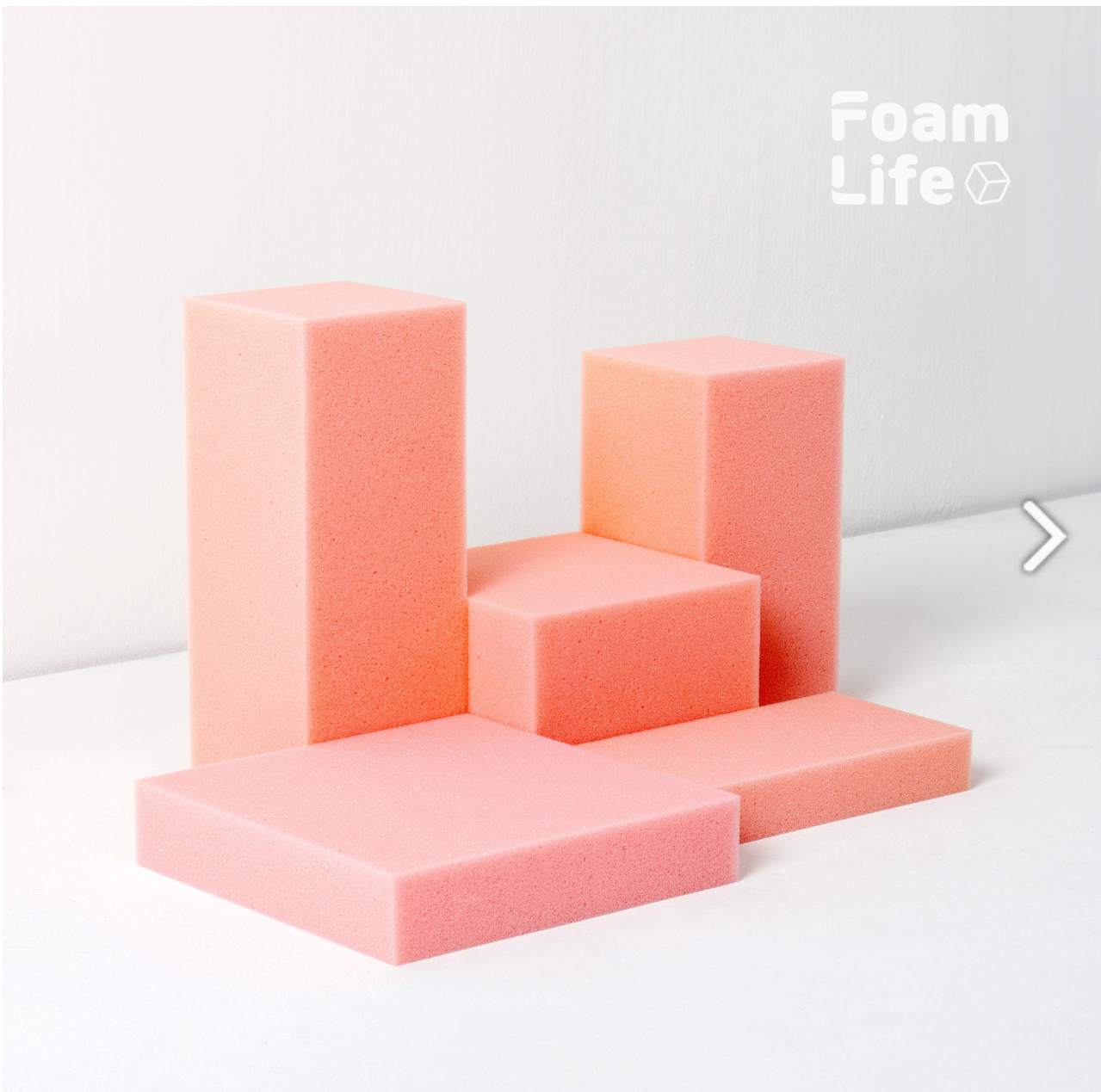 폼라이프 일반 스펀지 주문제작 고탄성 고경도 재단 1X1X1cm