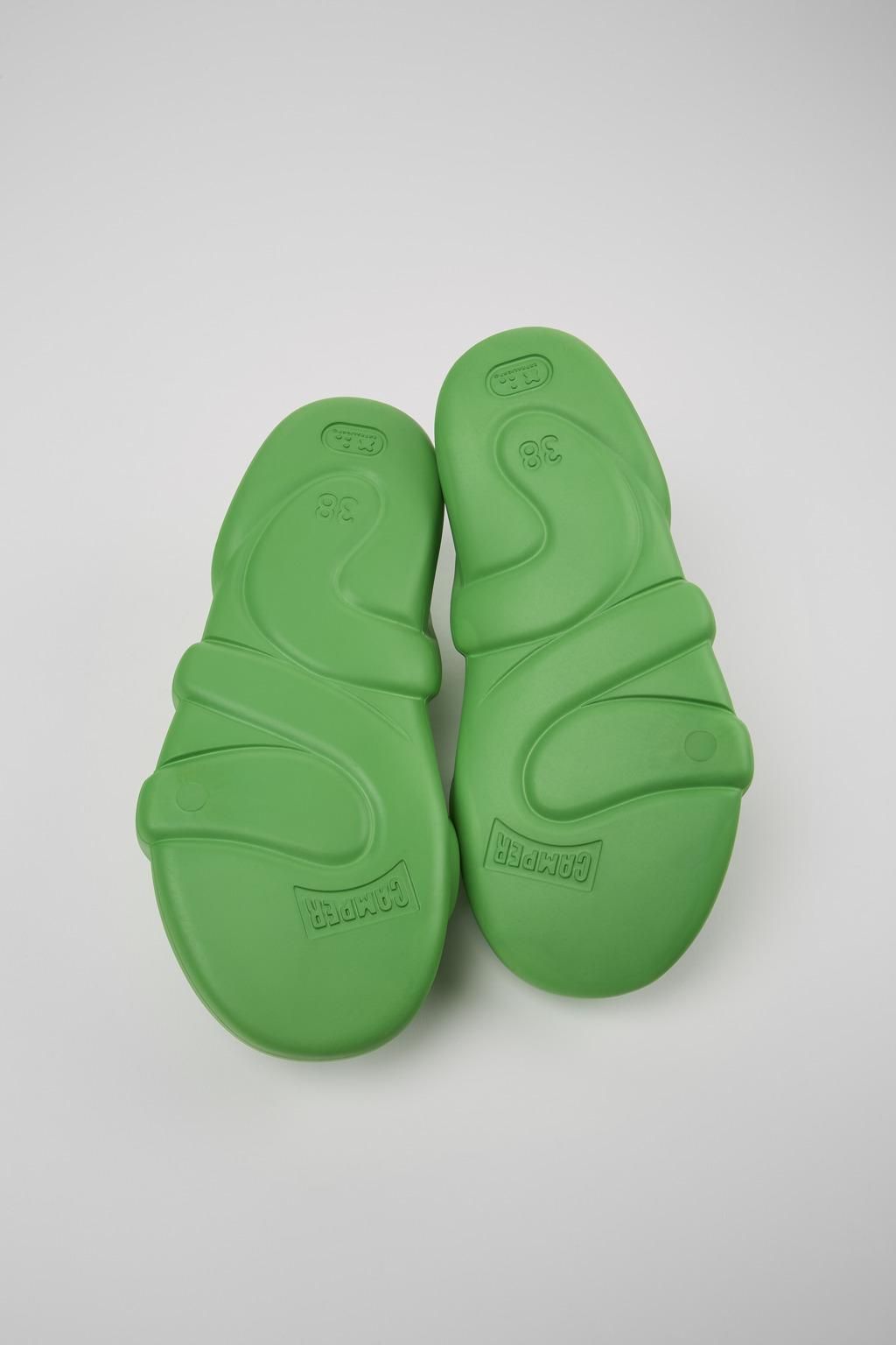 캠퍼 친환경 유니섹스 테크니컬 그린 스트랩 샌들 Kobarah Flat K201636-006 GREEN - 상세 이미지 5
